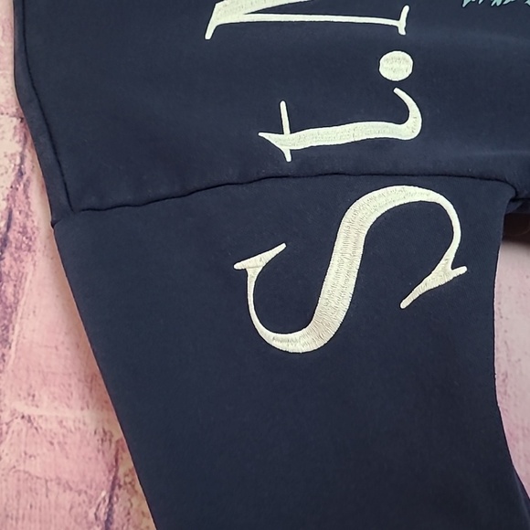 CONEY ISLAND PICNIC ST. MORITZ PREMIER SKI CLUB & RESORT GRAPHIC SWEATSHIRT NAVY - Picture 5 of 12